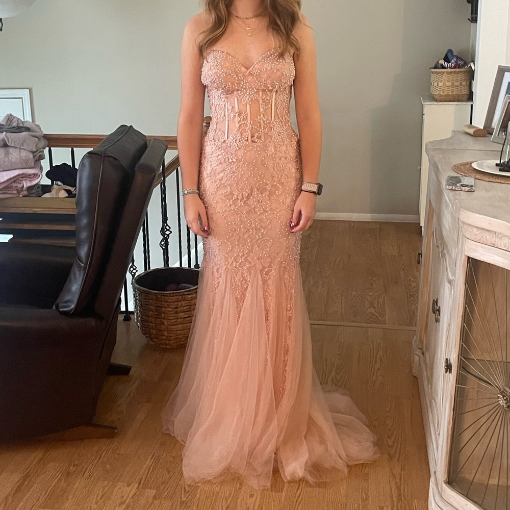 Jovani Corset Mermaid Prom Dresss